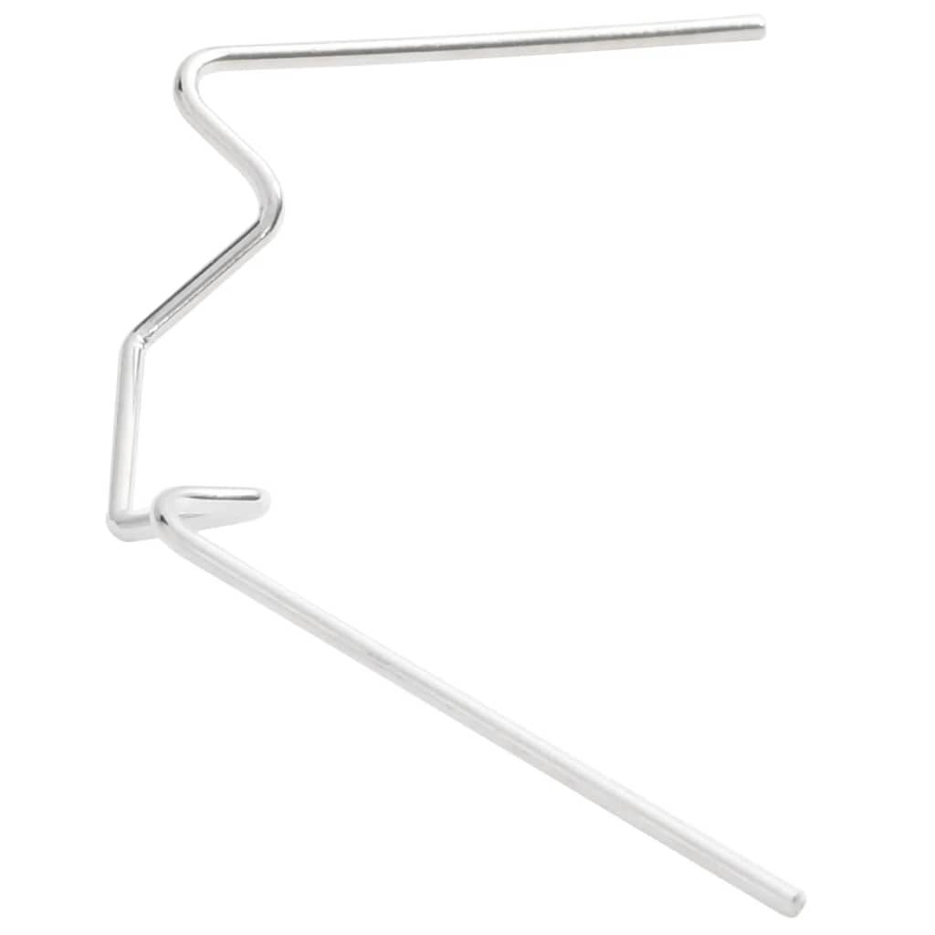 Vidaxl - Clips pour serre 100 pcs type W acier galvanisé vidaXL 4009385 - Image 8