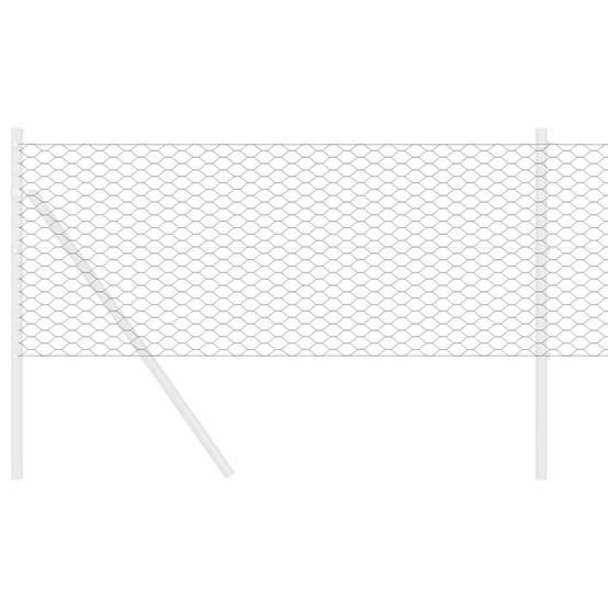 Clôture hexagonale PVC Gris 0,4 x 25 m, Poids :2.5kg - PANGIVO - Image 3