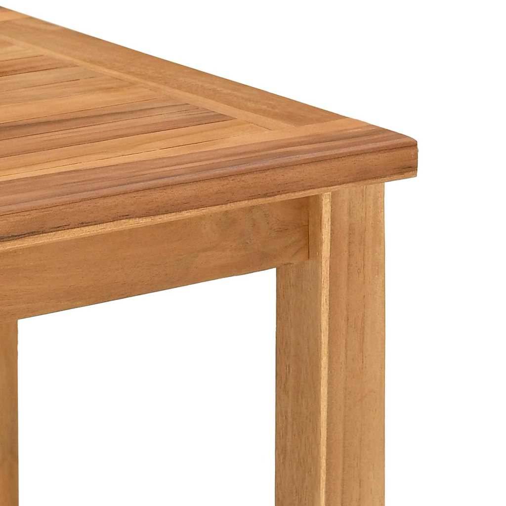 ComfortXL - Table Basse Rectangulaire en Teck Massif 50x35cm, Petite Table d'Appoint de Jardin, Mobilier d'Extérieur Durable – ComfortXL Outdoor Living - Image 9