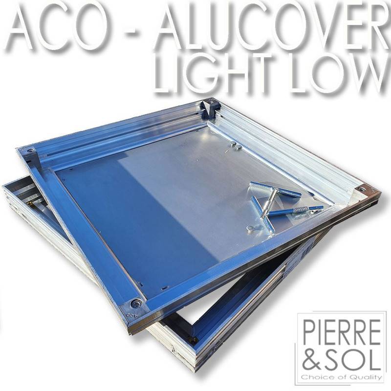 Alucover Light/Light Low - Couvercle à carreler étanche - ACO - 30 x 30 cm 50 mm - Image 1