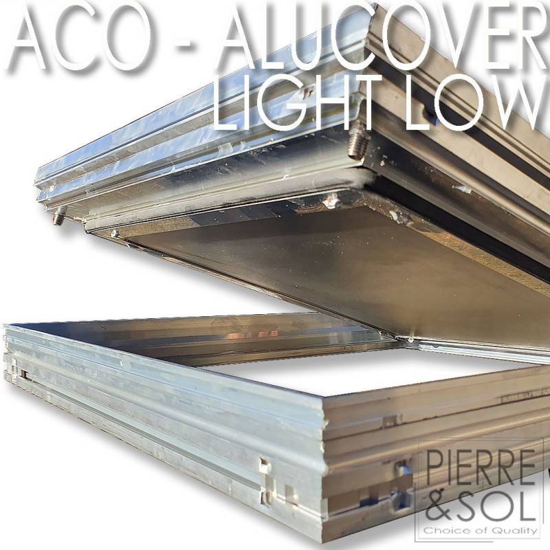Alucover Light/Light Low - Couvercle à carreler étanche - ACO - 30 x 30 cm 50 mm - Image 2