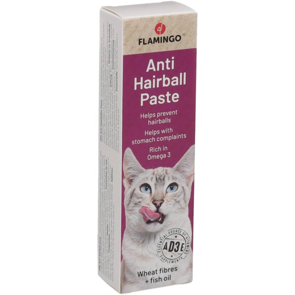 Flamingo - Pâte anti boule de poils, tube de 100 g, pour chats - Image 3