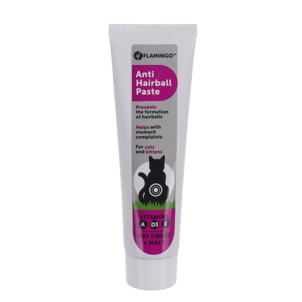 Flamingo - Pâte anti boule de poils, tube de 100 g, pour chats - Image 1