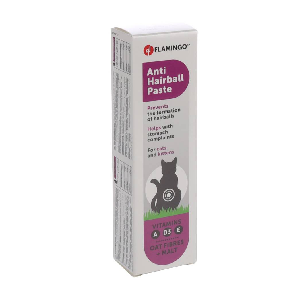 Flamingo - Pâte anti boule de poils, tube de 100 g, pour chats - Image 4