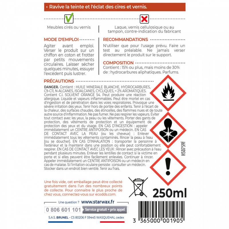 Régénérateur Meuble Bois Clair 200ml - Générique - Image 5