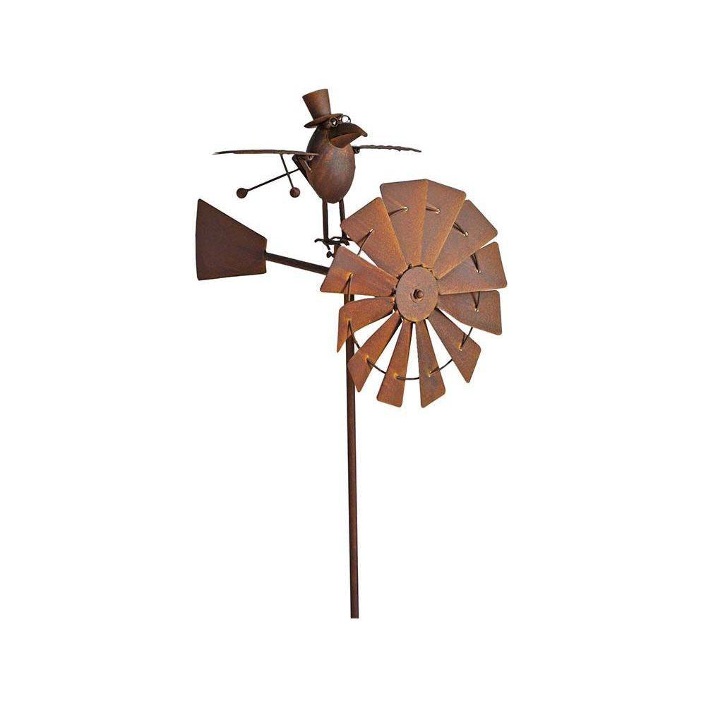 La Grande Prairie - Moulin de jardin en fer Prof Birdy - Image 2