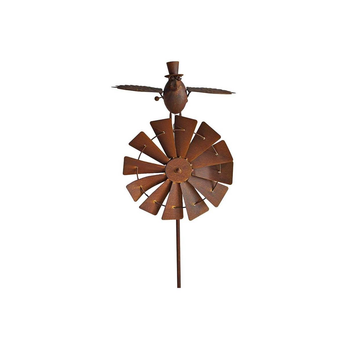 La Grande Prairie - Moulin de jardin en fer Prof Birdy - Image 1