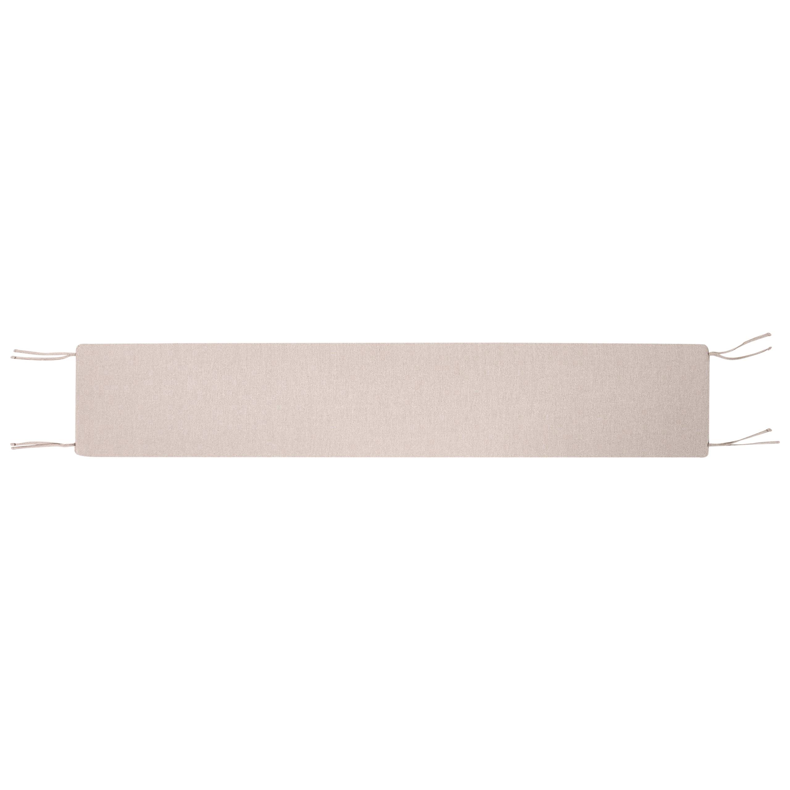 Beliani - Coussin d'assise d'extérieur Oléfine Beige MONSANO - 168x35x5- Beliani - Image 5