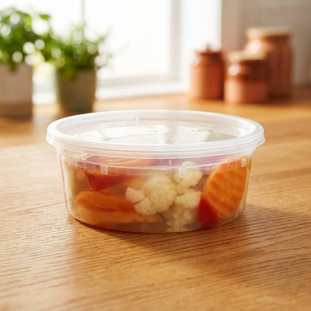 48 contenants plastiques étanches avec couvercles (préparation repas, restes) - Image 4
