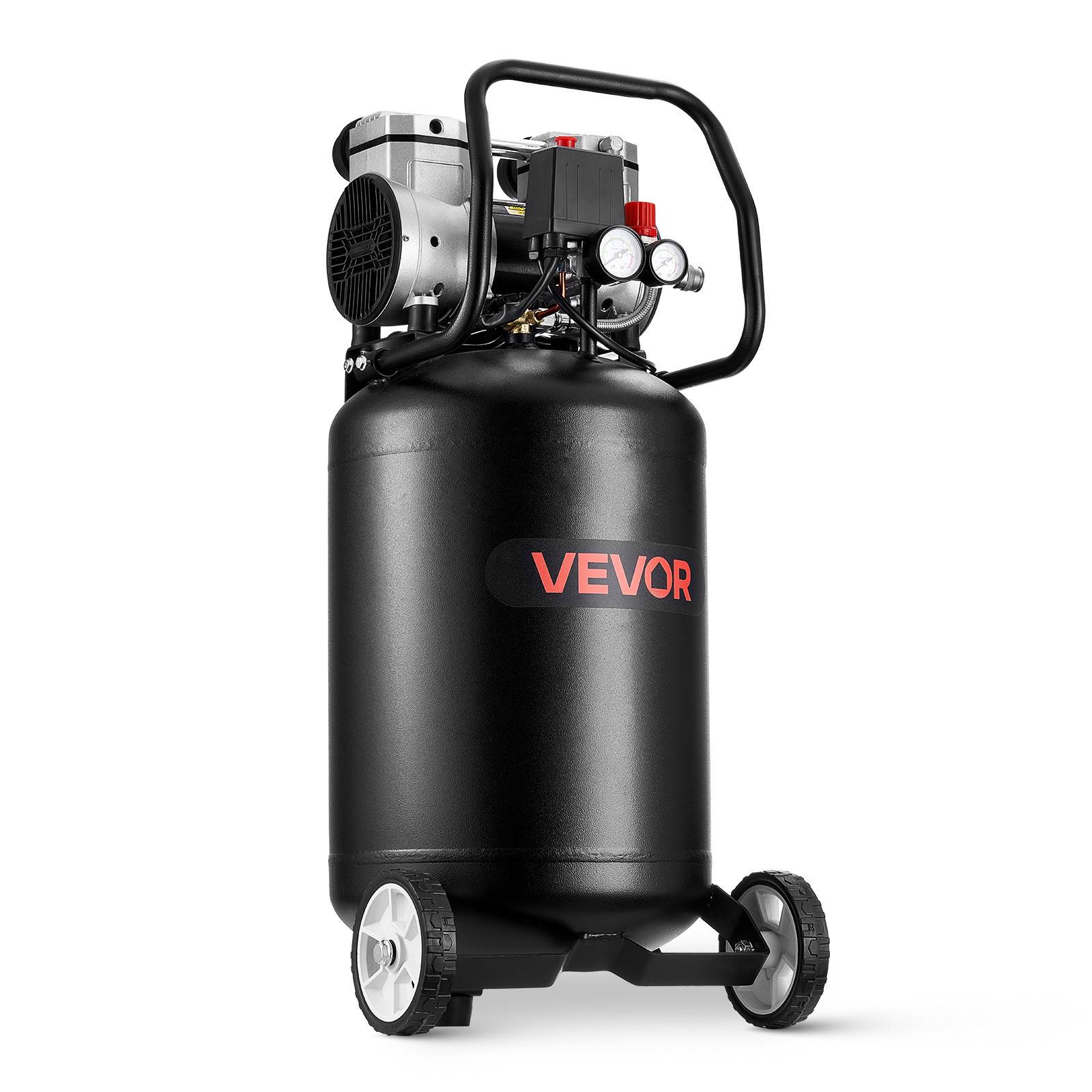 Vevor - VEVOR Compresseur à Air Vertical sans Huile 50 L 1,5 kW 113 L/min à 6,2 bar - Image 1