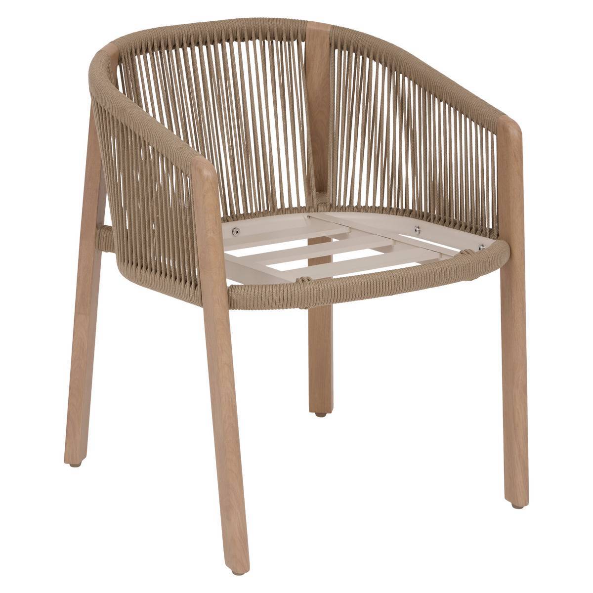 Hesperide - Fauteuil de jardin Nelora beige Hespéride - Image 2