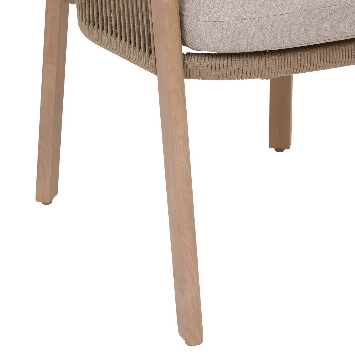Hesperide - Fauteuil de jardin Nelora beige Hespéride - Image 4