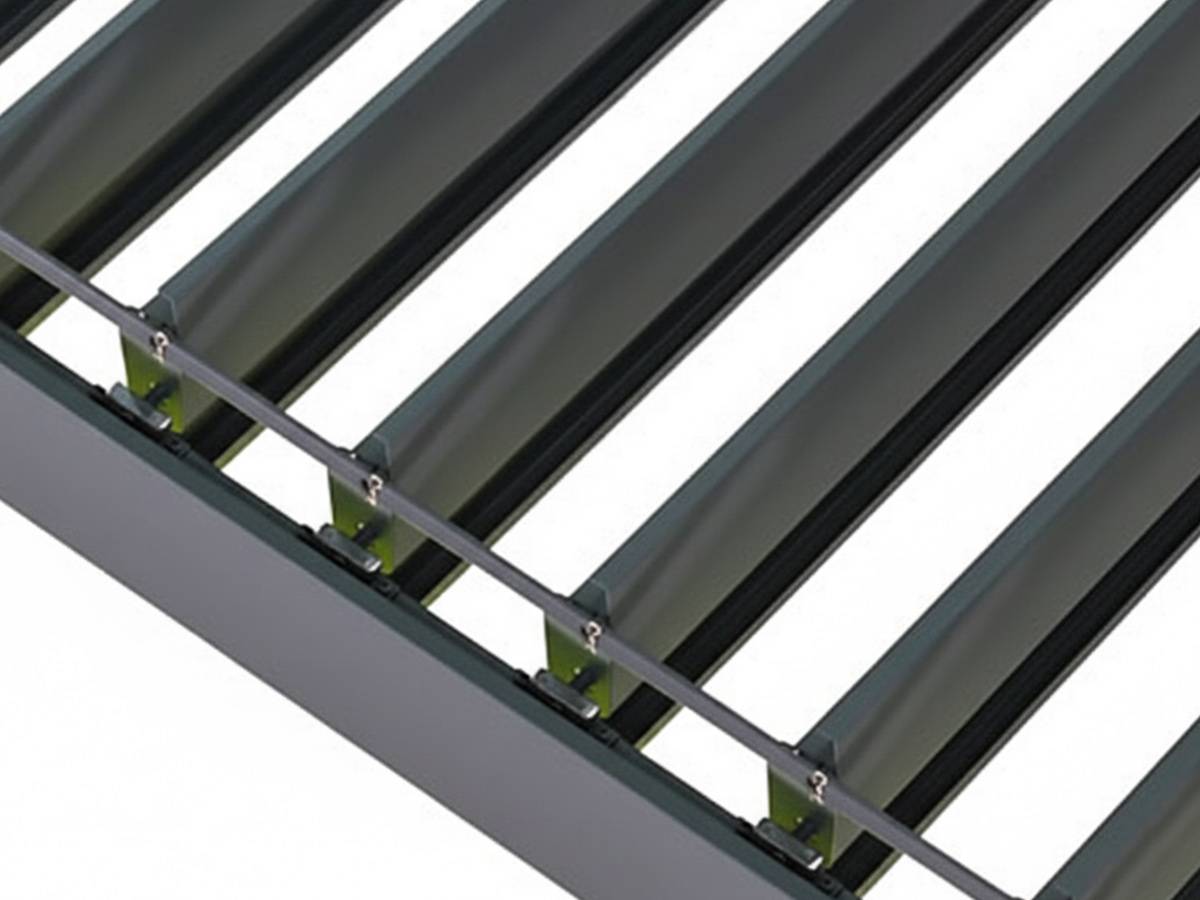 Hesperide - Kit pergola bioclimatique électrique Evora Graphite 4 x 3 m Hespéride + Store 4 m - Image 8