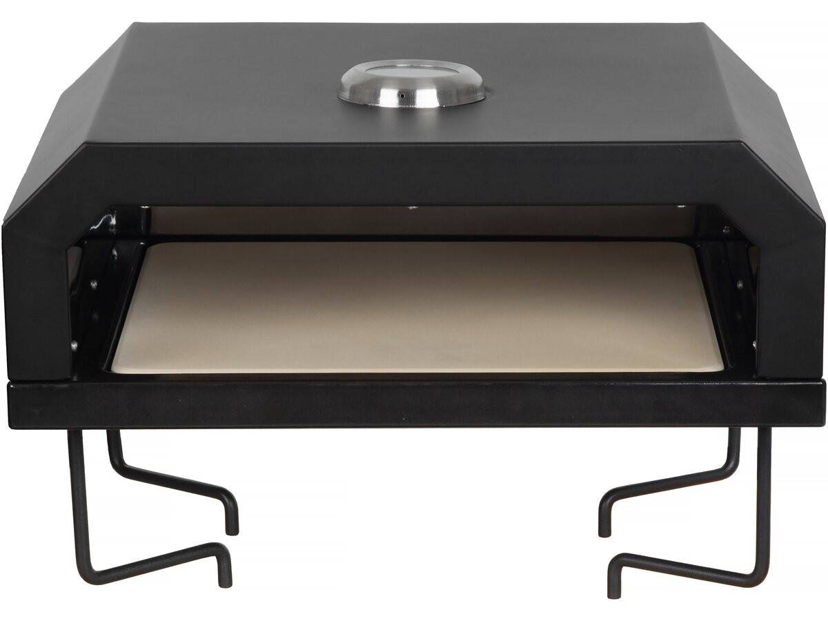 Four à Pizza Pour Barbecue "pizzello" - 40 X 35 X 28 Cm - Noir -habitat Et Jardin