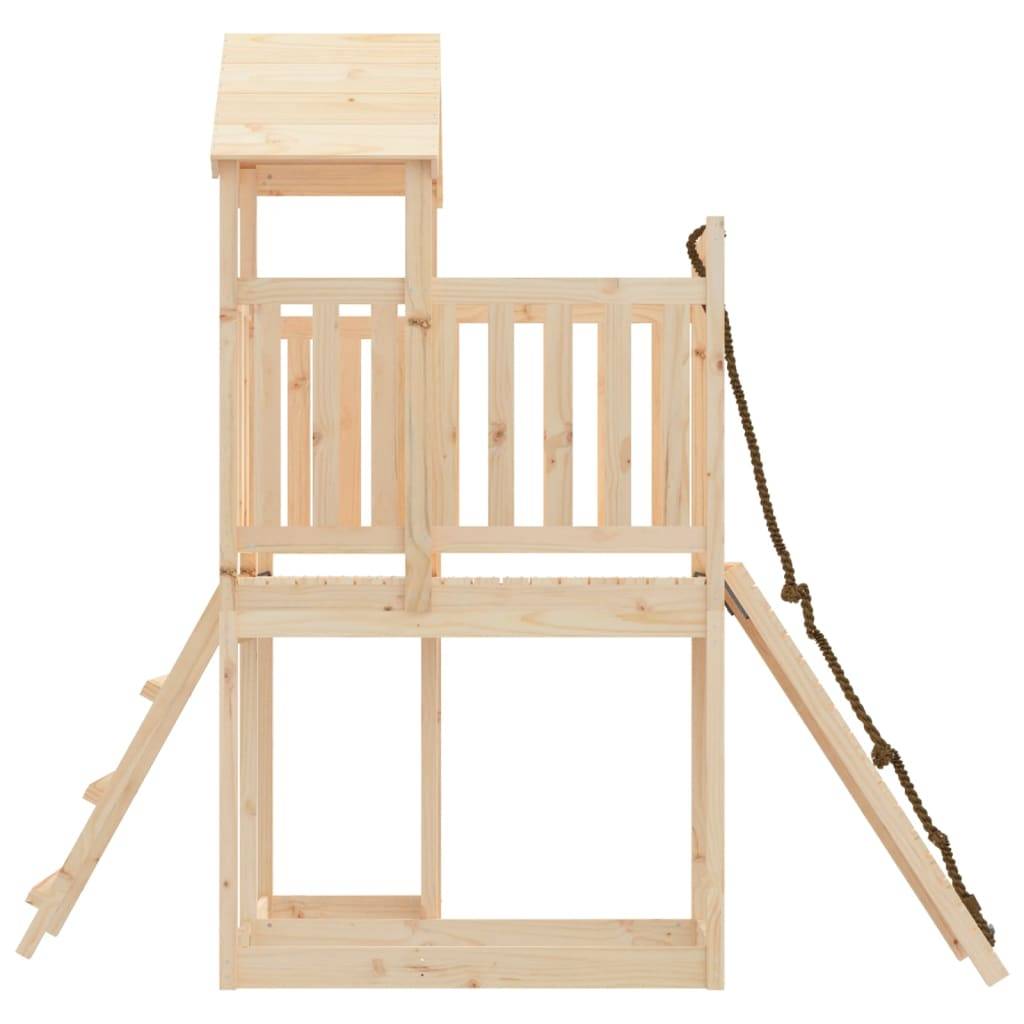 Helloshop26 - Maisonnette de jeu avec mur d'escalade 229 x 107 x 214 cm bois massif de pin - Image 4