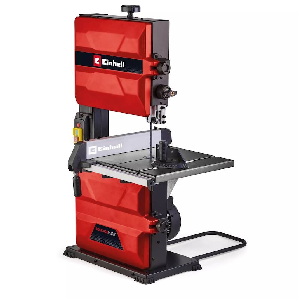 Einhell - Scie à ruban stationnaire – TC-SB 245 L – 400 W – Table inclinable – Hauteur de coupe jusqu’à 101 mm – Éclairage LED – Lame 1712 mm Einhell - Image 1