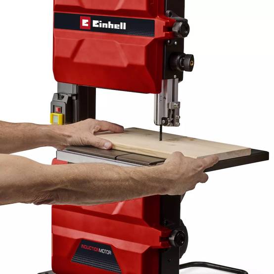 Einhell - Scie à ruban stationnaire – TC-SB 245 L – 400 W – Table inclinable – Hauteur de coupe jusqu’à 101 mm – Éclairage LED – Lame 1712 mm Einhell - Image 4