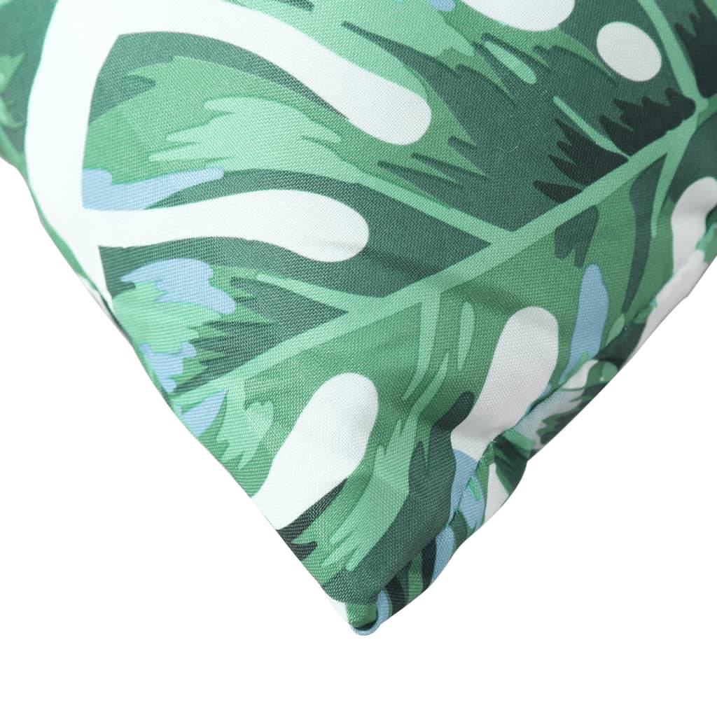 Coussins d'extérieur polyester motif feuilles 50 x 50 cm - PANGIVO - Image 6