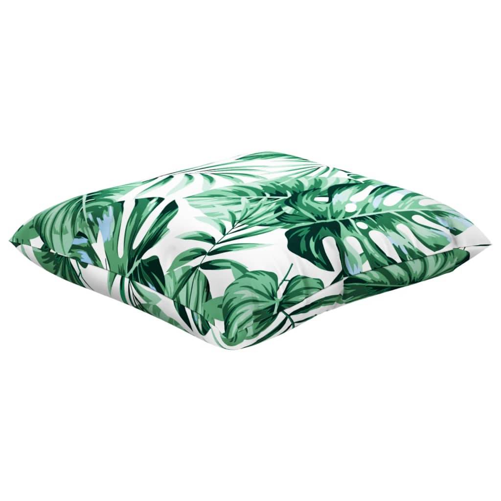 Coussins d'extérieur polyester motif feuilles 50 x 50 cm - PANGIVO - Image 5