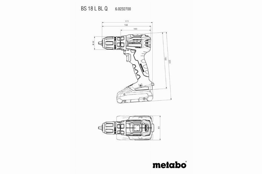 Metabo - Perceuse visseuse METABO - BS 18V - L BL Q 2 x 2,0 Ah Li-Power, SC 30, coffret - 602327500 - Image 2