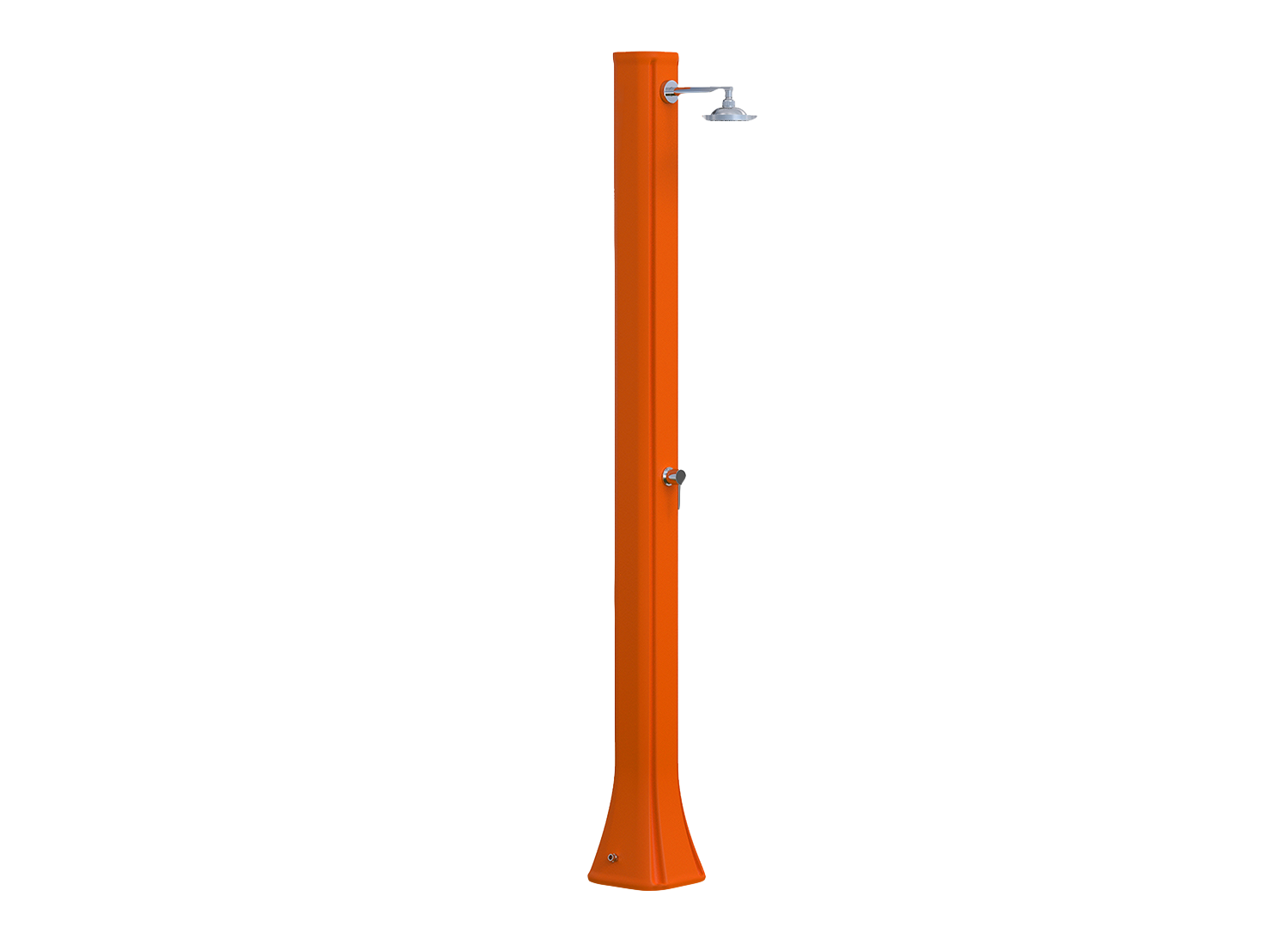 Douche solaire polyéthylène   BIG HAPPY FIVE F600 ORANGE by ARKEMA DESIGN
