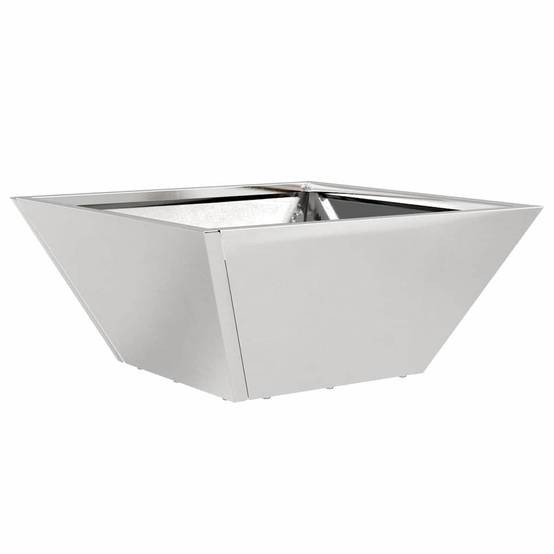 Cache-pot de jardin 5 pcs | Bac à fleurs Argent 35 x 35 x 15 cm - Image 5