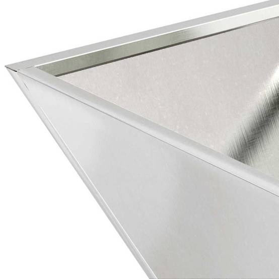 Cache-pot de jardin 5 pcs | Bac à fleurs Argent 35 x 35 x 15 cm - Image 7