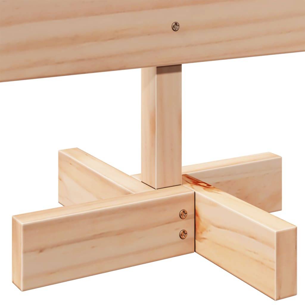 Petit Sapin de Noël Décoratif en Bois Massif Style Rustique pour Intérieur 70 cm – ComfortXL Outdoor Living - Image 6