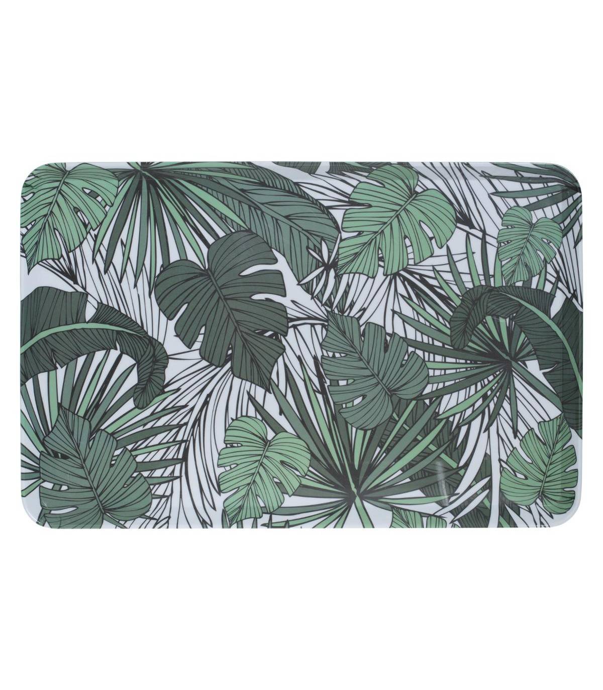Plateau de service déco jungle 30 x 21 cm - Image 1