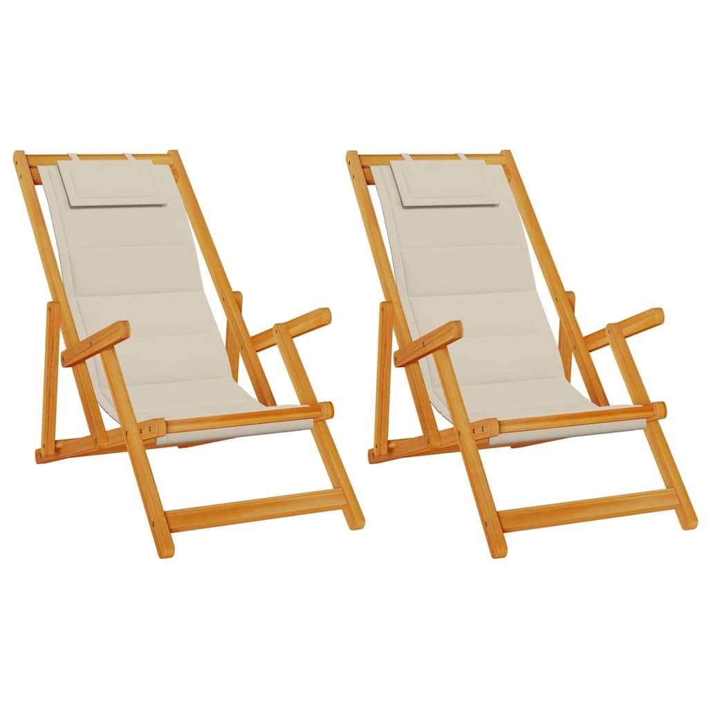 Prolenta Premium - Chaise bois composite  Prolenta Naturel  61.5 X 123 X 82 cm  1-personnes - P95074N - Image 2