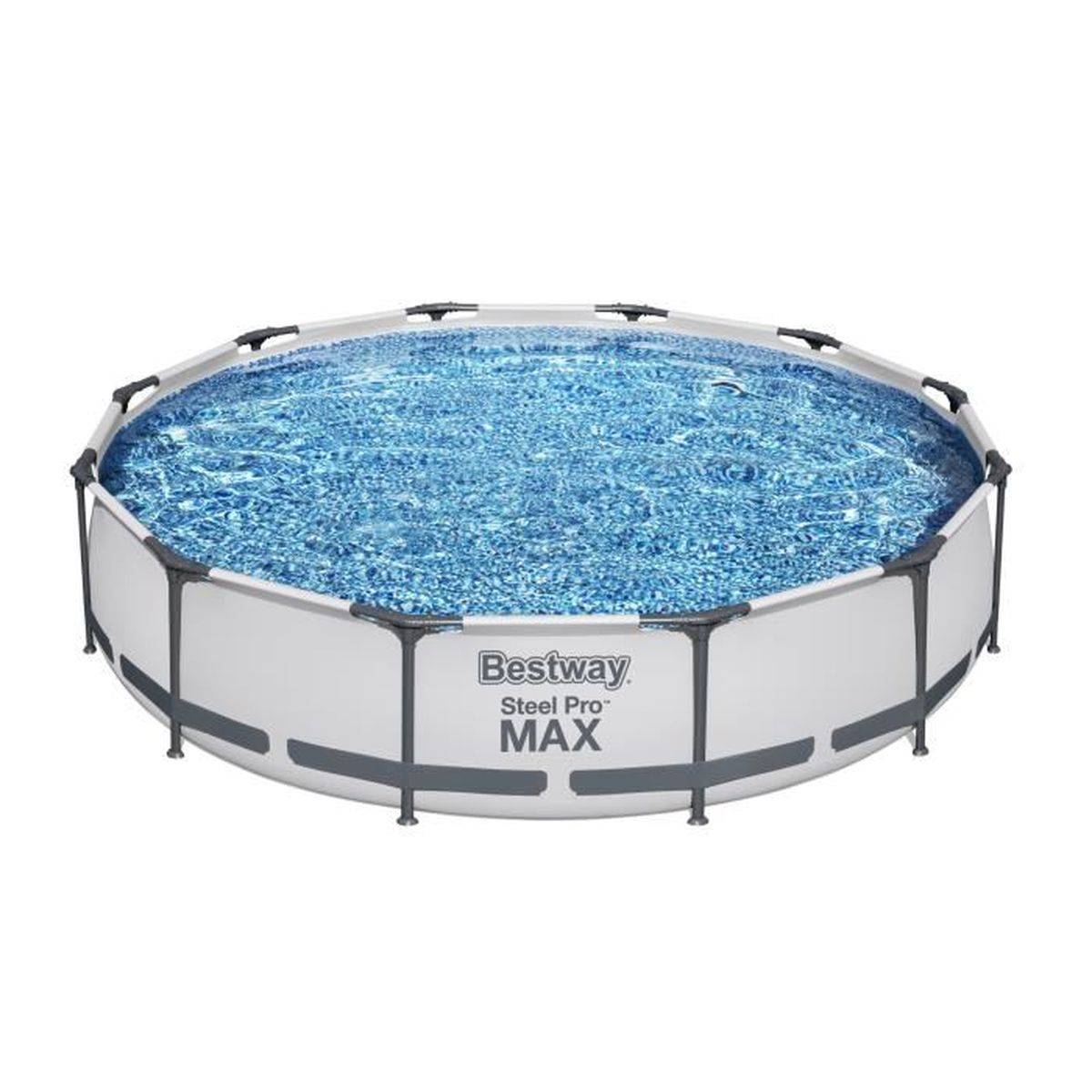 Bestway - Piscine Ronde Hors Sol Steel Pro Max Installation Rapide Et Structure Robuste - Bestway - Image 3