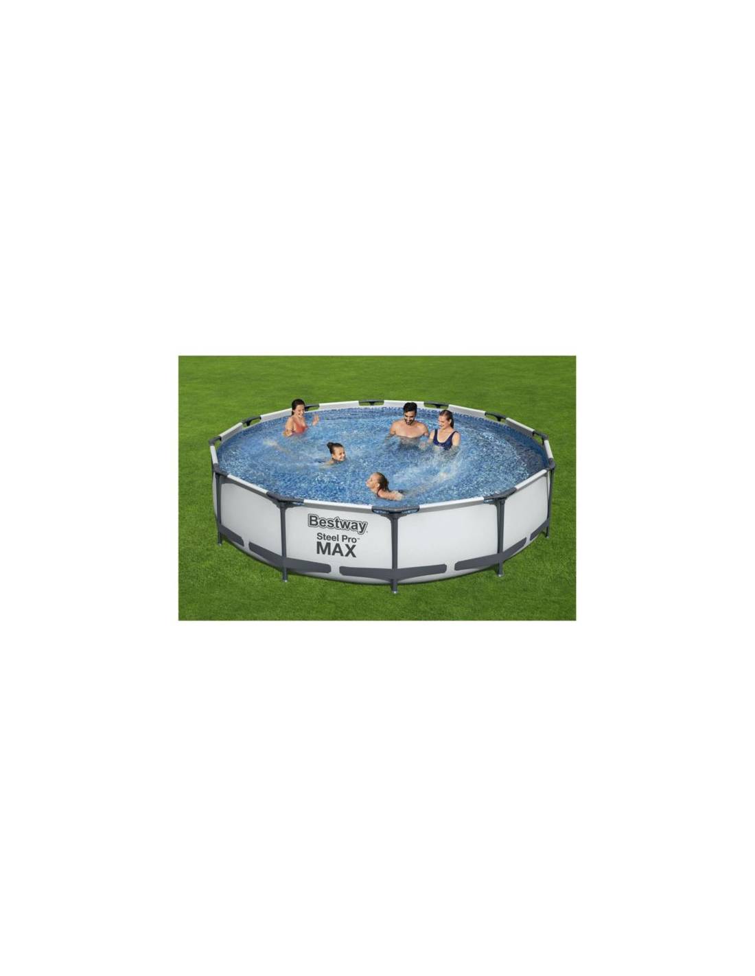 Bestway - Piscine Ronde Hors Sol Steel Pro Max Installation Rapide Et Structure Robuste - Bestway - Image 1