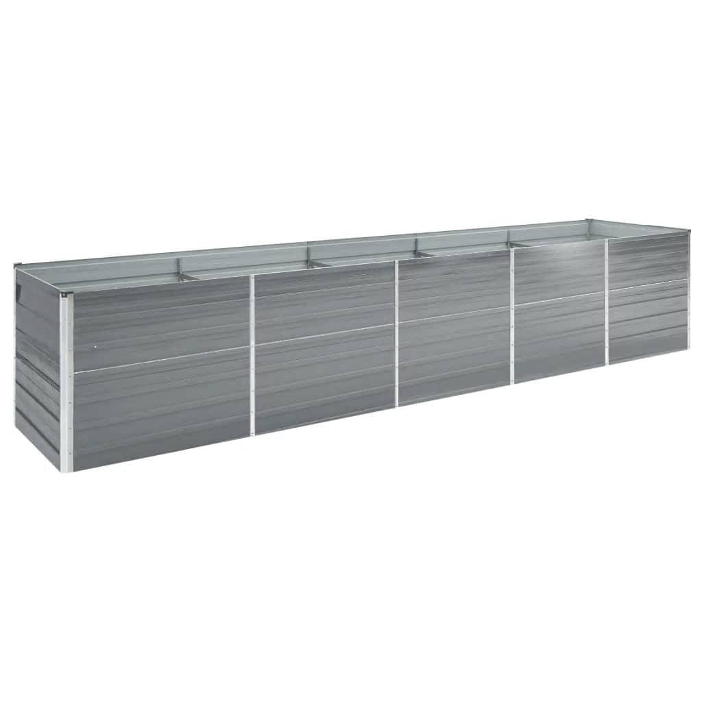 Prolenta Premium - Jardinière acier gris  400 x 80 x 77 cm  - Prolenta premium p399.6 - Image 2