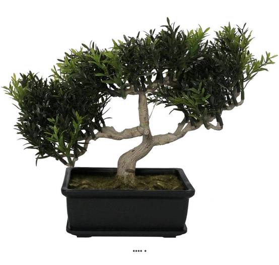 Bonsai artificiel Arbre a The H 23 cm 98 feuilles - Image 3