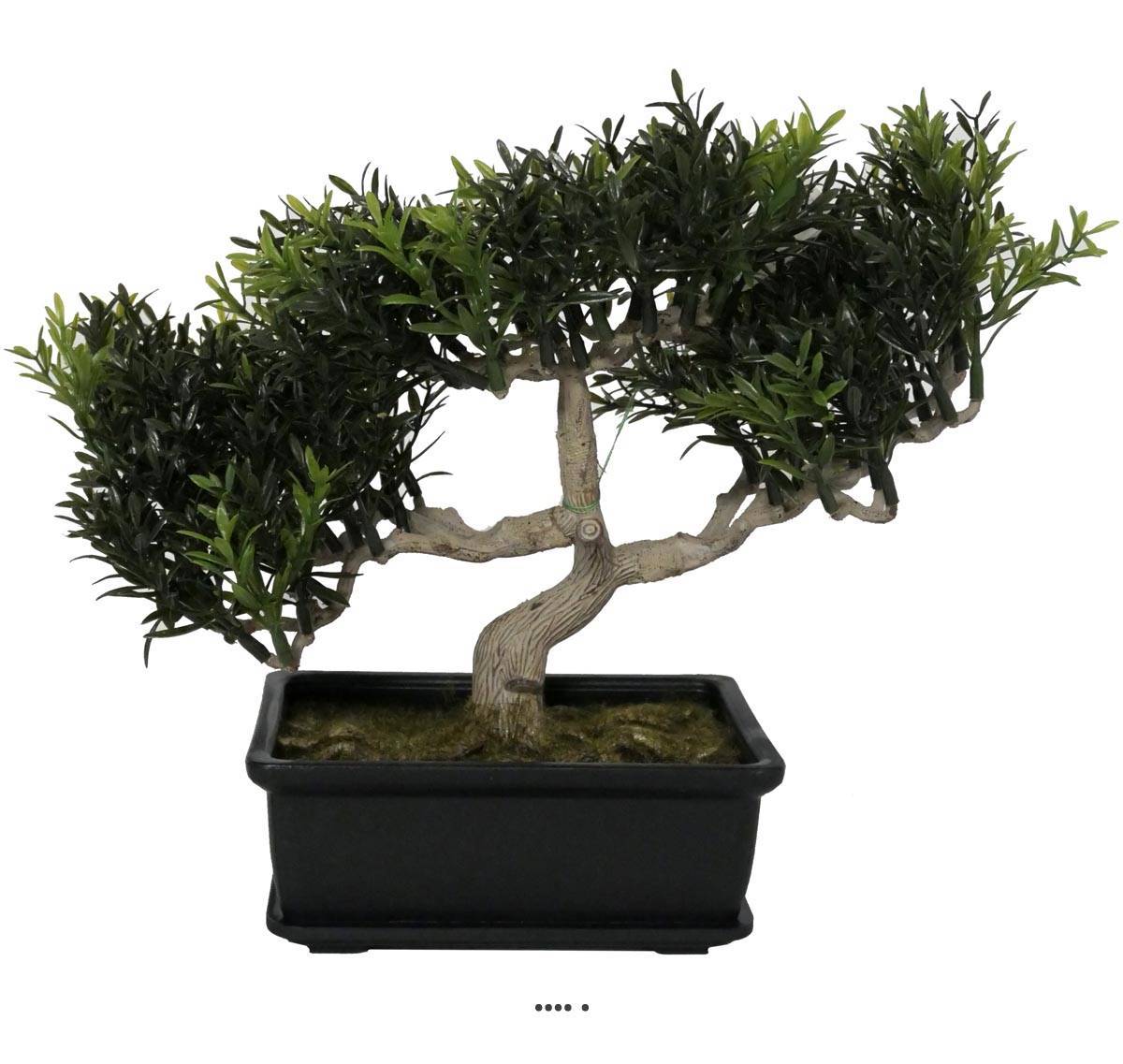 Bonsai artificiel Arbre a The H 23 cm 98 feuilles - Image 3