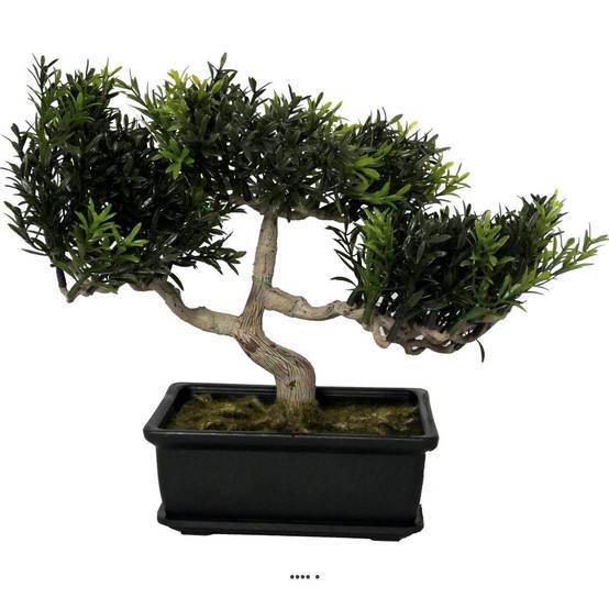 Bonsai artificiel Arbre a The H 23 cm 98 feuilles - Image 2