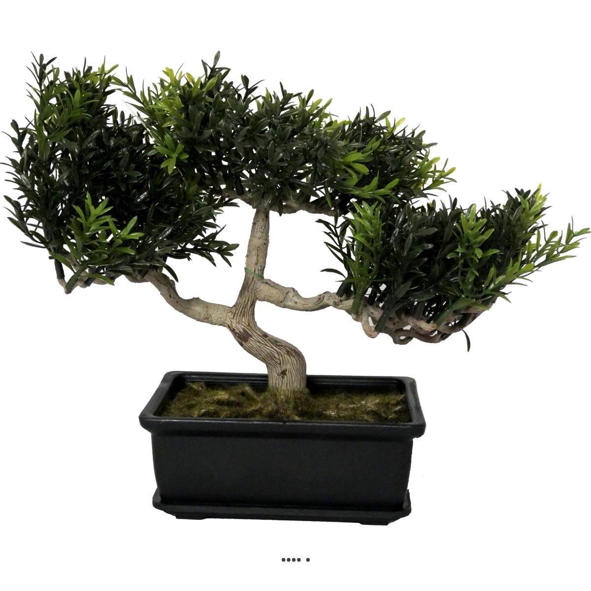 Bonsai artificiel Arbre a The H 23 cm 98 feuilles - Image 2