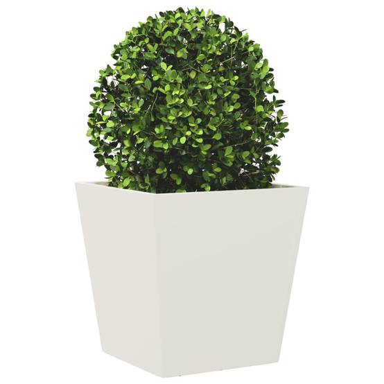 Support pot & bac acier laminé à froid blanc 40 x 40 x 40 cm - Prolenta premium p344.7 - Image 4