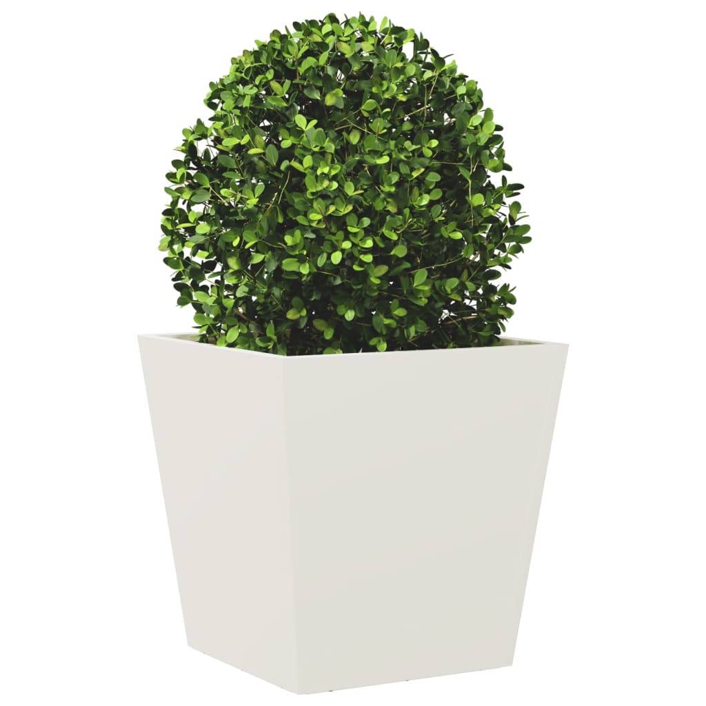 Support pot & bac acier laminé à froid blanc  40 x 40 x 40 cm  - Prolenta premium p344.7 - Image 4