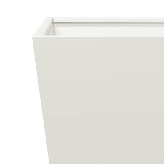 Support pot & bac acier laminé à froid blanc 40 x 40 x 40 cm - Prolenta premium p344.7 - Image 9