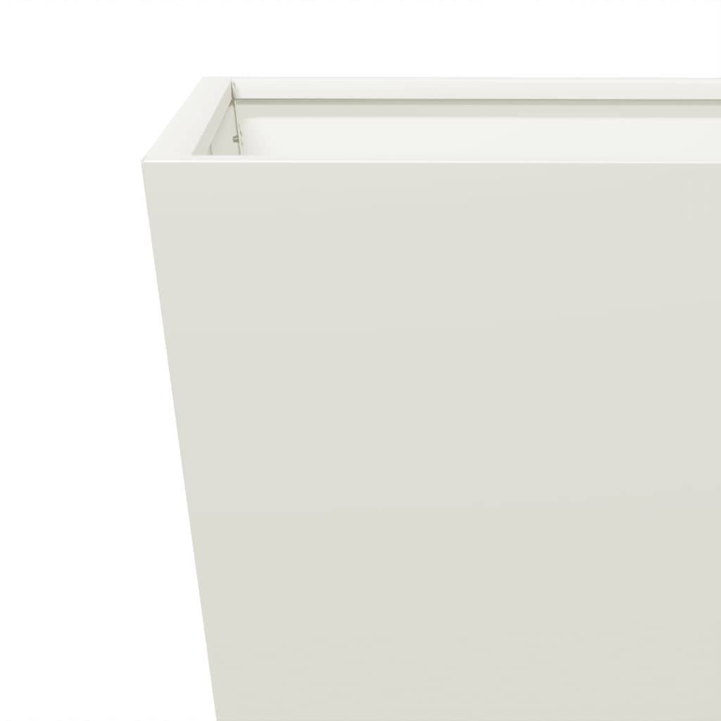 Support pot & bac acier laminé à froid blanc  40 x 40 x 40 cm  - Prolenta premium p344.7 - Image 9
