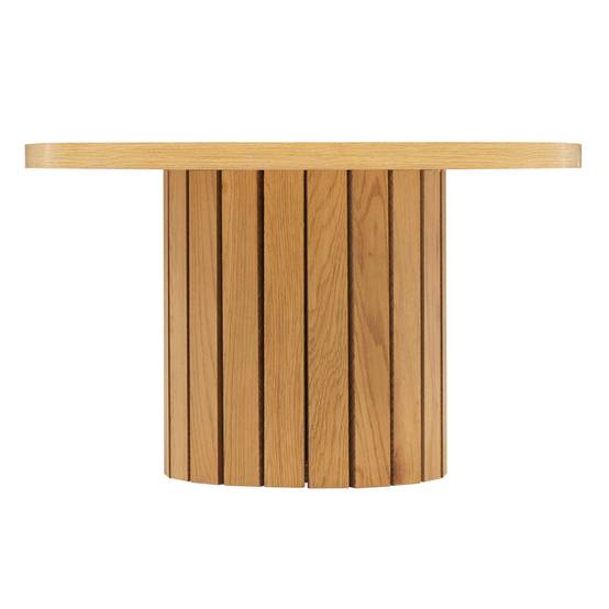 Oviala - Table basse ovale en mélaminé bois - Oviala - Image 6