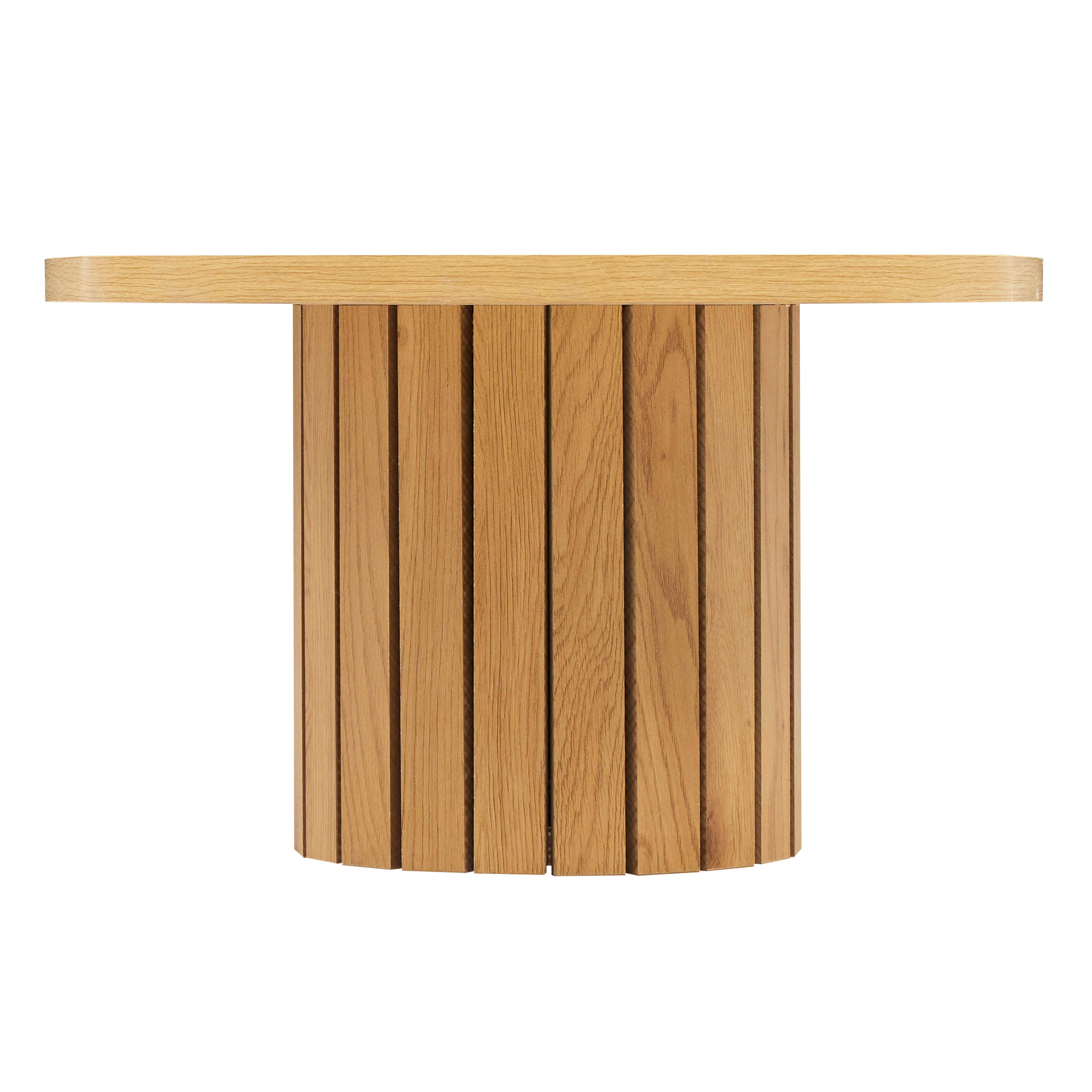 Oviala - Table basse ovale en mélaminé bois - Oviala - Image 6