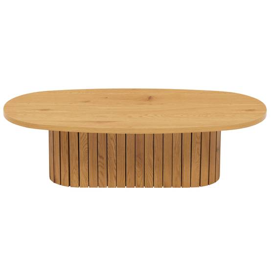 Oviala - Table basse ovale en mélaminé bois - Oviala - Image 4