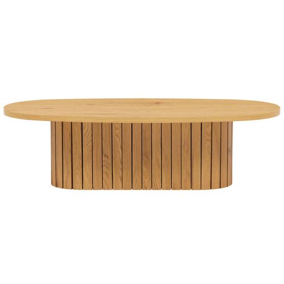 Oviala - Table basse ovale en mélaminé bois - Oviala - Image 3