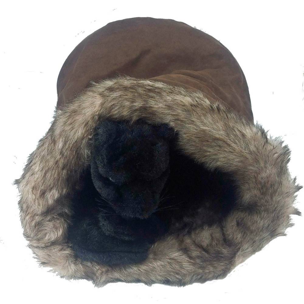 Flamingo - Sac de jeux 55 x 35 cm, sac craquant Corno, couleur brun, pour chat. - Image 4