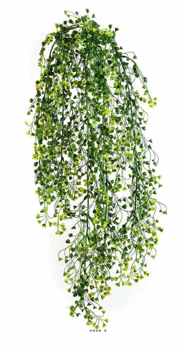 Artificielles - Feuillage factice en chute larme d'ange L70cm très dense en plastique