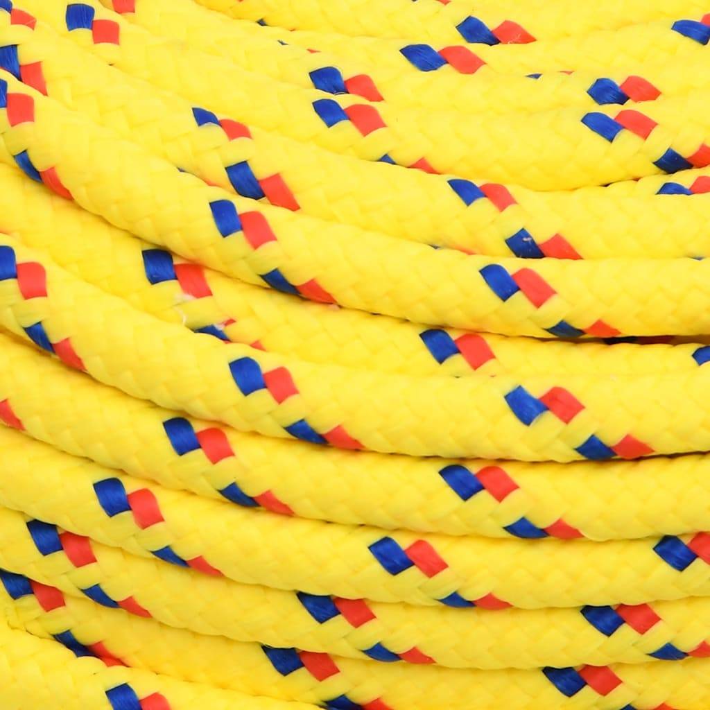 Corde de bateau Jaune 6 mm 100 m Polypropylène Maison Chic - Image 4