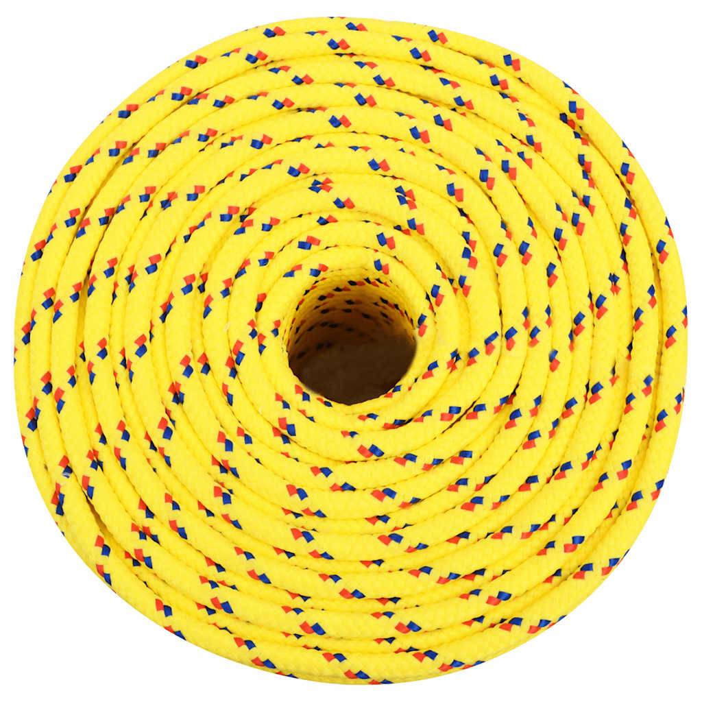 Corde de bateau Jaune 6 mm 100 m Polypropylène Maison Chic - Image 3