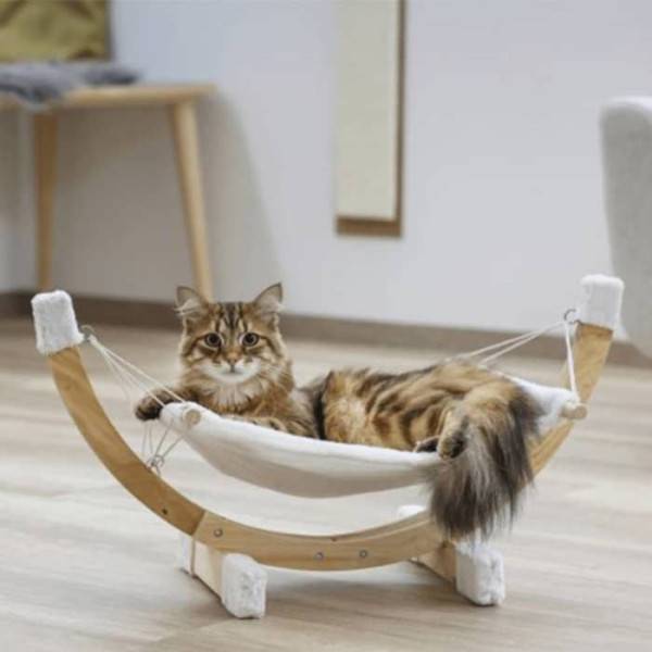 Kerbl Hamac pour chats Siesta Blanc 82591 - Image 1